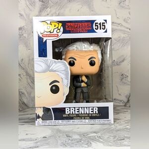 Funko Pop Stranger Things Brenner 515, MIB, side of hair tiny factory scuff